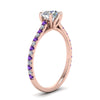 Load image into Gallery viewer, 6 Claw Prong Simple Round Diamond Ring