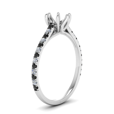 6 Claw Prong Simple Semi Mount Ring
