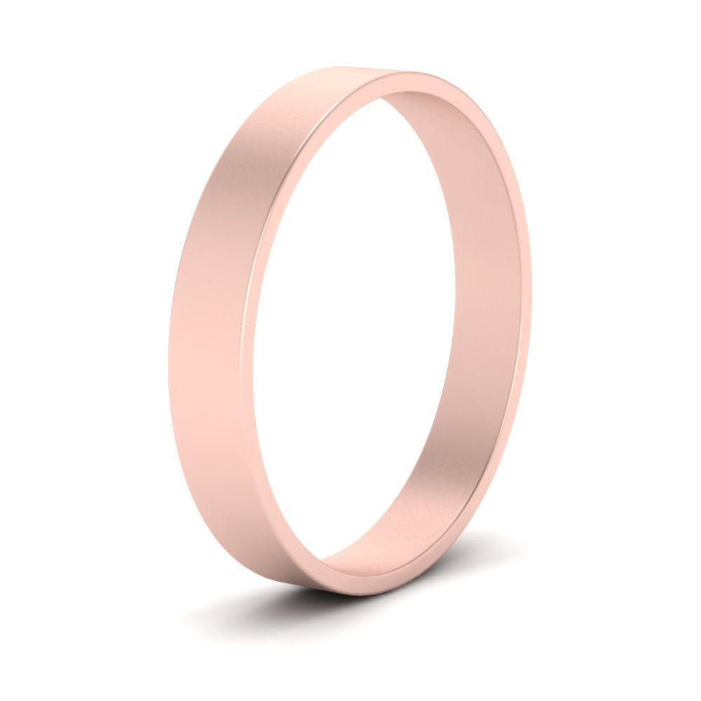 5 mm Flat Gold Wedding Band