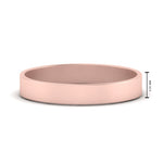 Load image into Gallery viewer, 5 mm Flat Gold Wedding Band
