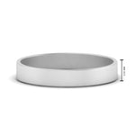 Load image into Gallery viewer, 5 mm Flat Gold Wedding Band
