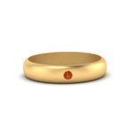 Load image into Gallery viewer, Comfort Fit Single Stone Mens Engagement Ring
