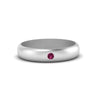 Load image into Gallery viewer, Comfort Fit Single Stone Mens Engagement Ring