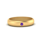 Load image into Gallery viewer, Comfort Fit Single Stone Mens Engagement Ring
