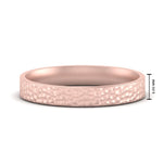 Load image into Gallery viewer, Hammered Wedding Band Comfort Fit 5 mm
