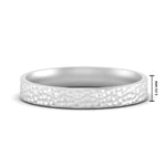 Load image into Gallery viewer, Hammered Wedding Band Comfort Fit 5 mm
