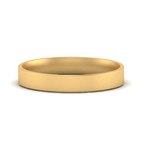 Light Weight Flat Mens Wedding Band