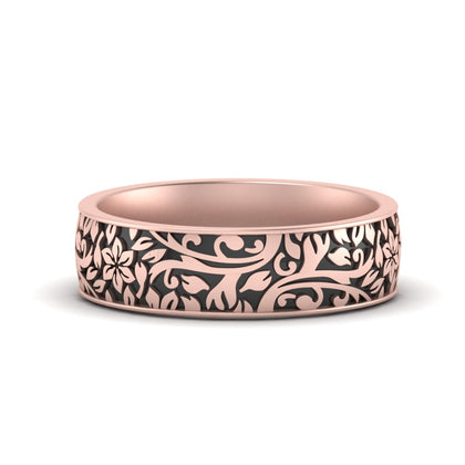 6 mm Mens Nature Inspired Comfort Fit Band