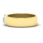 Load image into Gallery viewer, 6-mm-modern-cigar-band-in-FD11377B-6.00MM-NL-YG
