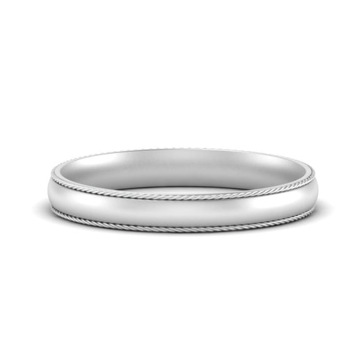 Rope Design Comfort Fit Mens Band