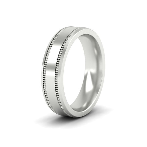 Mens Band Double Milgrain