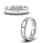 Load image into Gallery viewer, 5 mm Mens Band Double Milgrain
