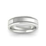 Load image into Gallery viewer, 5 mm Mens Band Double Milgrain
