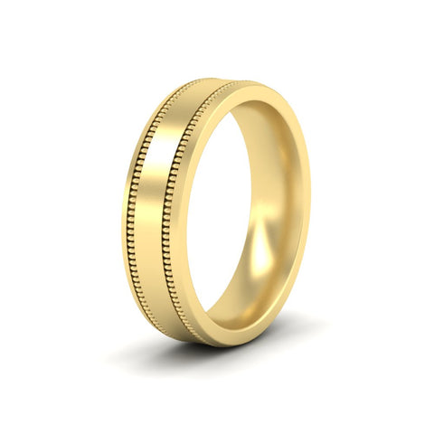 Mens Band Double Milgrain