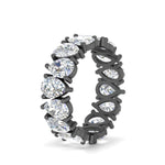 Load image into Gallery viewer, 6.40-carat-eternity-band-diamond-teardrop-in-black-gold-FD10554PE-0.40CT-ANGLE2-NL-BG
