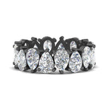 Load image into Gallery viewer, 6.40-carat-eternity-band-diamond-teardrop-in-black-gold-FD10554PE-0.40CT-NL-BG
