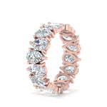 Load image into Gallery viewer, 6.40-carat-eternity-band-diamond-teardrop-in-rose-gold-FD10554PE-0.40CT-ANGLE2-NL-RG
