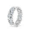 Load image into Gallery viewer, 6.40-carat-eternity-band-diamond-teardrop-in-white-gold-FD10554PE-0.40CT-ANGLE2-NL-WG