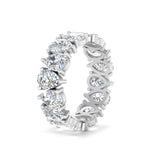 Load image into Gallery viewer, 6.40-carat-eternity-band-diamond-teardrop-in-white-gold-FD10554PE-0.40CT-ANGLE2-NL-WG
