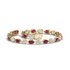 Load image into Gallery viewer, 6.50-carat-classic-teardrop-link-east-west-pink-sapphire-bracelet-in-yellow-gold-FDBRCPE10581GSADRPIANGLE4-6.50CT-NL-YG.jpg?v=1776850743