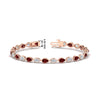 Load image into Gallery viewer, 6.50-carat-classic-teardrop-link-east-west-ruby-bracelet-in-rose-gold-FDBRCPE10581GRUDR-6.50CT-NL-RG-hw.jpg?v=1776850916