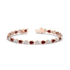 Load image into Gallery viewer, 6.50-carat-classic-teardrop-link-east-west-ruby-bracelet-in-rose-gold-FDBRCPE10581GRUDR-6.50CT-NL-RG.jpg?v=1776850916