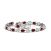 Load image into Gallery viewer, 6.50-carat-classic-teardrop-link-east-west-ruby-bracelet-in-white-gold-FDBRCPE10581GRUDRANGLE4-6.50CT-NL-WG.jpg?v=1776850916