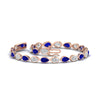 Load image into Gallery viewer, 6.50-carat-classic-teardrop-link-east-west-sapphire-bracelet-in-rose-gold-FDBRCPE10581GSABLANGLE4-6.50CT-NL-RG.jpg?v=1776850622