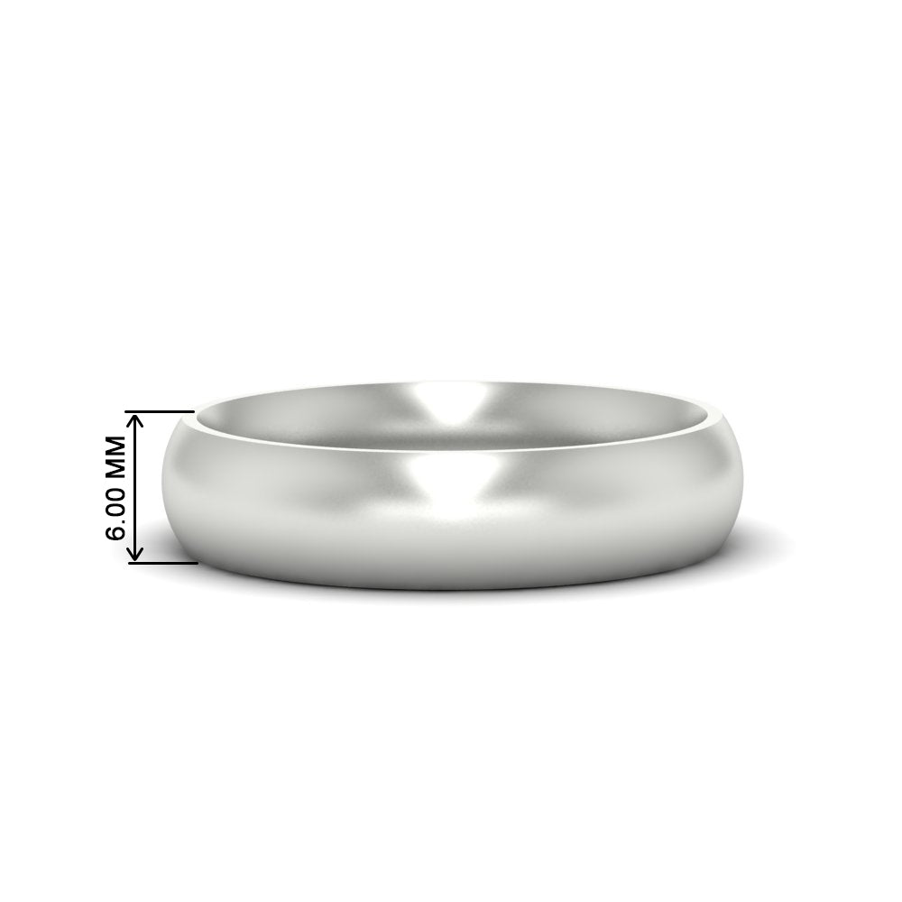 Minimalist 4mm Mens Wedding Band