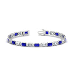 Load image into Gallery viewer, 7.50 Carat Emerald Cut Diamond Bezel Tennis Bracelet
