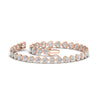 Load image into Gallery viewer, 7-60-ct-bezel-tennis-bracelet-heart-shaped-diamond-in-rose-gold-fdbrc10581htangle2-7-60-ct-nl-rg