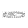 Load image into Gallery viewer, 7-60-ct-bezel-tennis-bracelet-heart-shaped-diamond-in-white-gold-fdbrc10581htangle2-7-60-ct-nl-wg