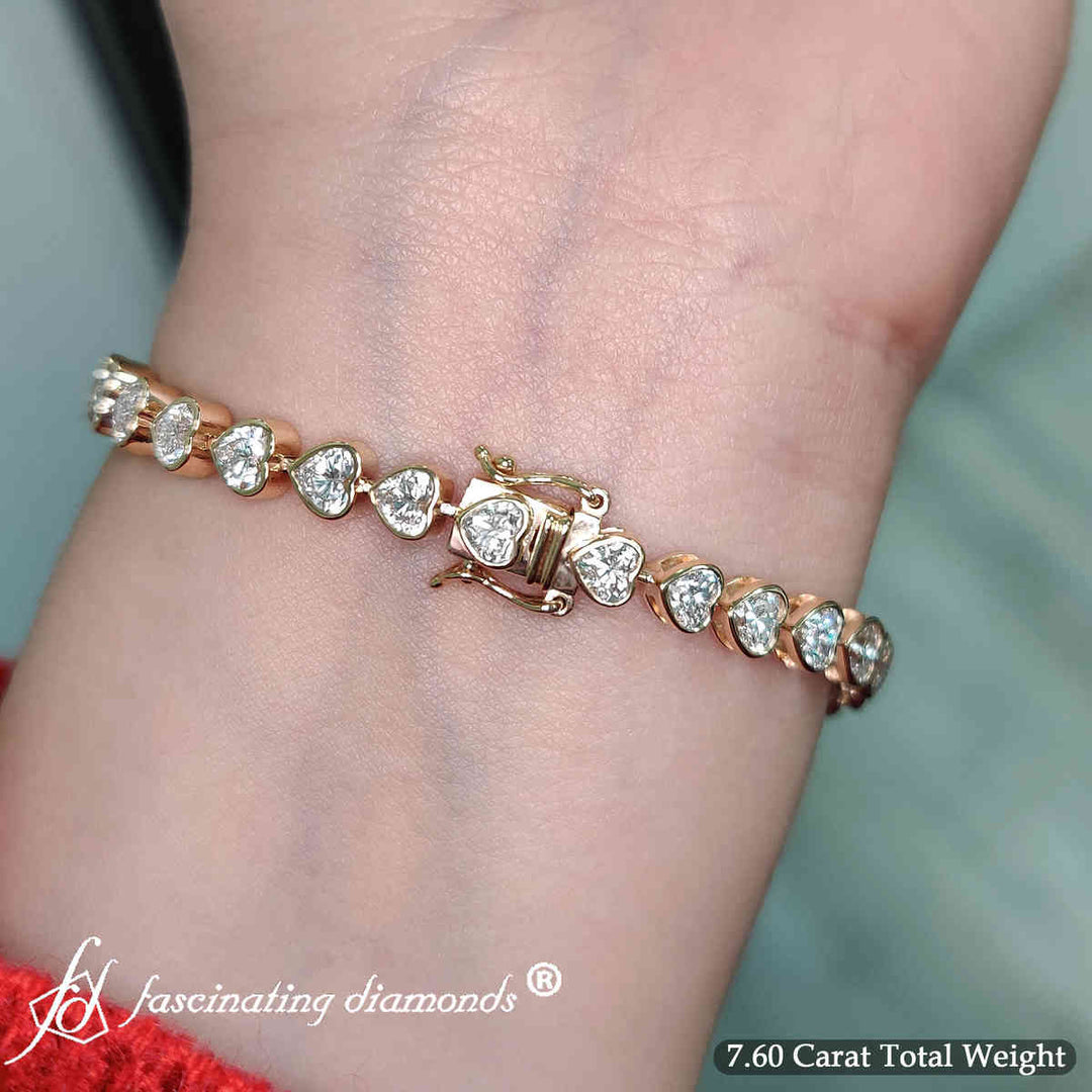 7-60-ct-bezel-tennis-bracelet-heart-shaped-diamond-in-yellow-gold-fdbrc10581ht-7-60-ct-fancy1-nl-yg