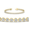 Load image into Gallery viewer, 7-60-ct-bezel-tennis-bracelet-heart-shaped-diamond-in-yellow-gold-fdbrc10581ht-7-60-ct-fancy1-nl-yg