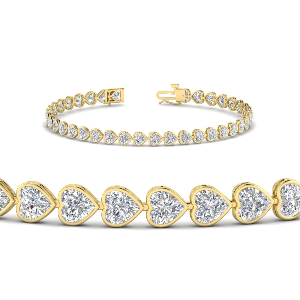 7-60-ct-bezel-tennis-bracelet-heart-shaped-diamond-in-yellow-gold-fdbrc10581ht-7-60-ct-fancy1-nl-yg