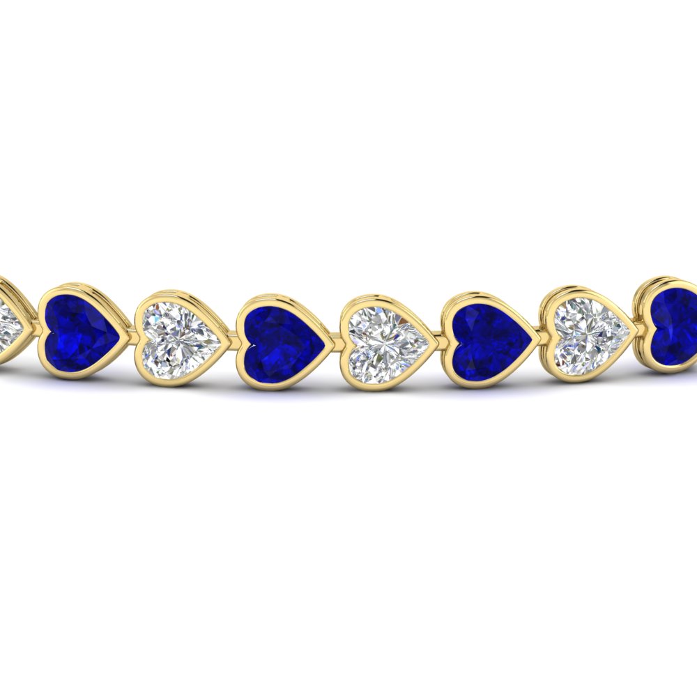 7-60-ct-bezel-tennis-bracelet-heart-shaped-diamond-with-sapphire-in-yellow-gold-fdbrc10581htgsablangle2-7-60-ct-nl-yg