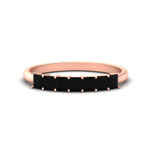 Load image into Gallery viewer, 7-black-diamond-princess-cut-1-ct-wedding-band-in-rose-gold-fdwb179prgblacksleep-1.00ct-nl-rg.jpg