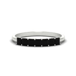 Load image into Gallery viewer, 7-black-diamond-princess-cut-1-ct-wedding-band-in-white-gold-fdwb179prgblacksleep-1.00ct-nl-wg.jpg
