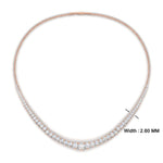 Load image into Gallery viewer, 7-carat-beautiful-tennis-diamond-necklace-set-in-FDNK11299RO-ANGLE1-7.00CT-NL-RG