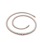 Load image into Gallery viewer, 7-carat-beautiful-tennis-diamond-necklace-set-in-FDNK11299RO-ANGLE1-7.00CT-NL-RG