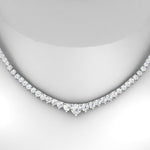 Load image into Gallery viewer, 7-carat-beautiful-tennis-diamond-necklace-set-in-FDNK11299RO-ANGLE1-7.00CT-NL-WG