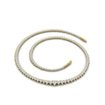 Load image into Gallery viewer, 7-carat-beautiful-tennis-diamond-necklace-set-in-FDNK11299RO-ANGLE1-7.00CT-NL-YG