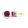 Load image into Gallery viewer, 8-carat-cushion-cut-pink-sapphire-basket-stud-earring-in-rose-gold-fdear10411cugsadrpiangle2-8.00ct-nl-rg-hw.jpg