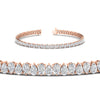 Load image into Gallery viewer, 7-carat-pear-cut-diamond-tennis-bracelet-in-rose-gold-FDBRC10451PEANGLE2-7.00CT-NL-RG