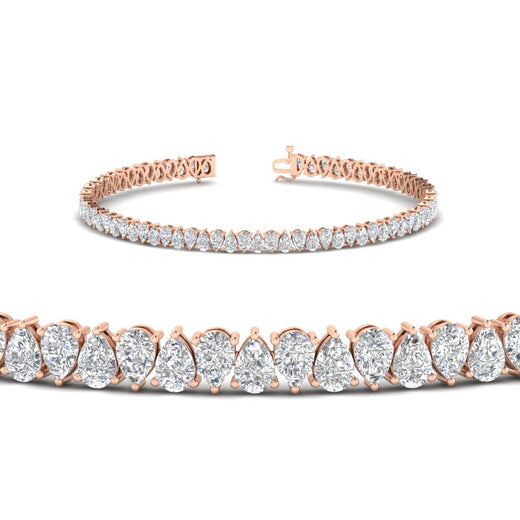 7-carat-pear-cut-diamond-tennis-bracelet-in-rose-gold-FDBRC10451PEANGLE2-7.00CT-NL-RG