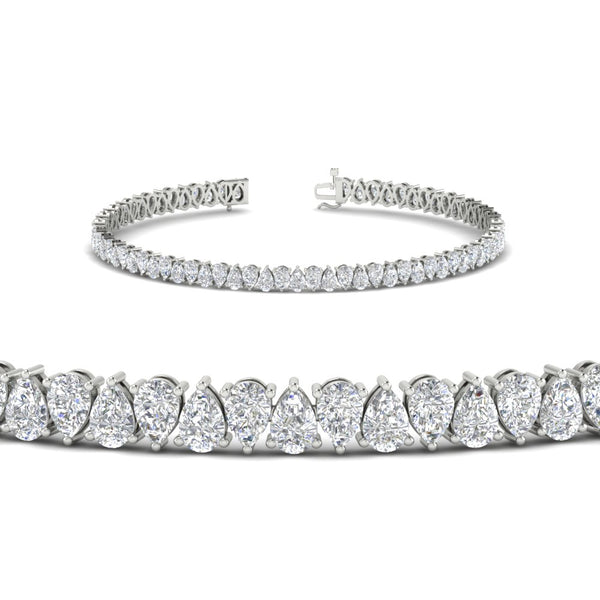 7-carat-pear-cut-diamond-tennis-bracelet-in-white-gold-FDBRC10451PEANGLE2-7.00CT-NL-WG