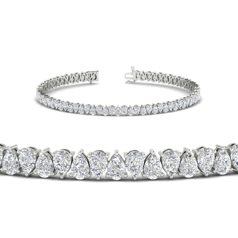 7-carat-pear-cut-diamond-tennis-bracelet-in-white-gold-FDBRC10451PEANGLE2-7.00CT-NL-WG