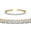Load image into Gallery viewer, 7-carat-pear-cut-diamond-tennis-bracelet-in-yellow-gold-FDBRC10451PEANGLE2-7.00CT-NL-YG