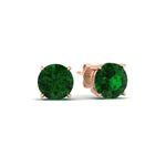 Load image into Gallery viewer, 7-carat-round-emerald-stud-earring-for-women-in-rose-gold-fdear10411rogemgrangle1-7.00ct-nl-rg_3e074f03-2bd8-4d92-a43d-822a70987892.jpg?v=1765339407
