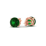 Load image into Gallery viewer, 7-carat-round-emerald-stud-earring-for-women-in-rose-gold-fdear10411rogemgrangle4-7.00ct-nl-rg_70cc2c5a-4a51-4826-8ef6-990ec6533a91.jpg?v=1765339407

